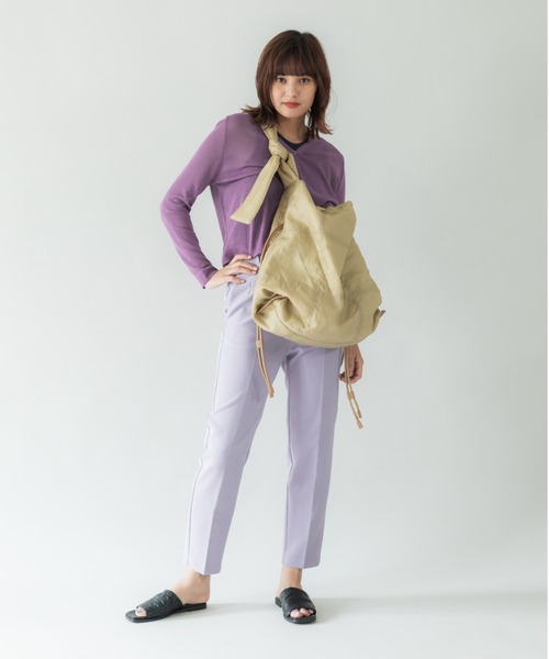 CONTROL FREAK（コントロールフリーク）の「CONTROL FREAK(コントロールフリーク)パッチワークシアービッグトート（トートバッグ・レディース・ブルー/グリーン/ベージュ・FREE）」の20枚目の写真