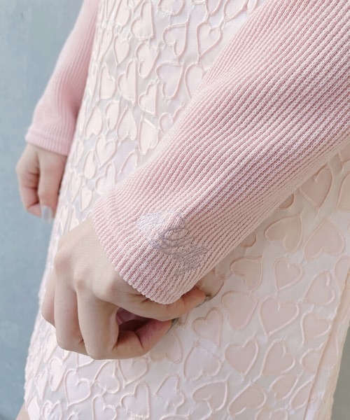 lilLilly（リルリリー）の「ショルダーカットリブトップス（Tシャツ/カットソー・レディース・ホワイト/ブラック/ピンク・FREE）」の15枚目の写真