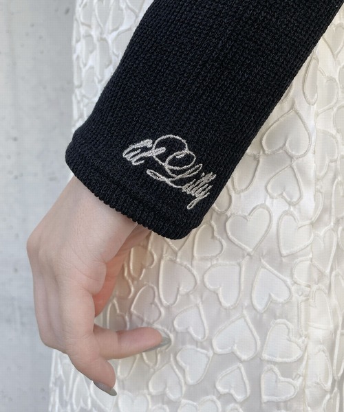 lilLilly（リルリリー）の「ショルダーカットリブトップス（Tシャツ/カットソー・レディース・ホワイト/ブラック/ピンク・FREE）」の8枚目の写真