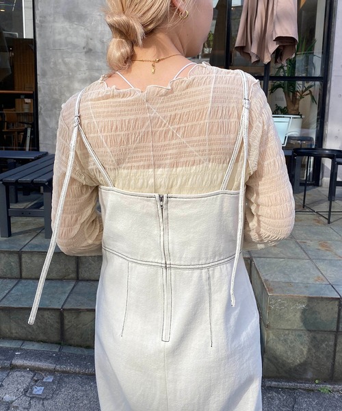 CAPRICIEUX LEMAGE ボンディングカシュクールプルオーバー ボンディングカシュクールプルオーバー | CAPRICIEUX LE'MAGE