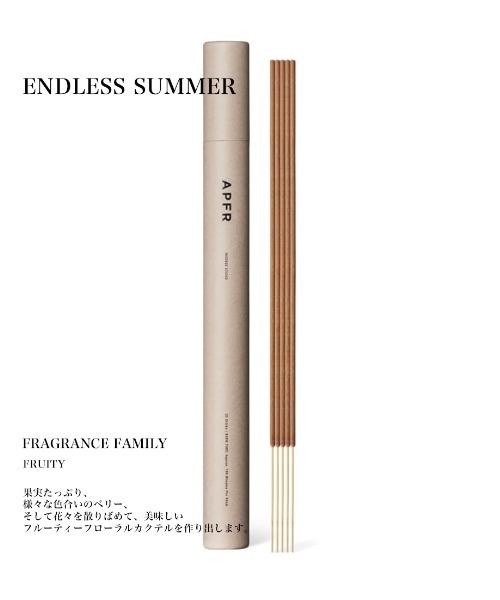 APFR】アポテーケフレグランス INCENSE STICKS お香 ENDLESS SUMMER