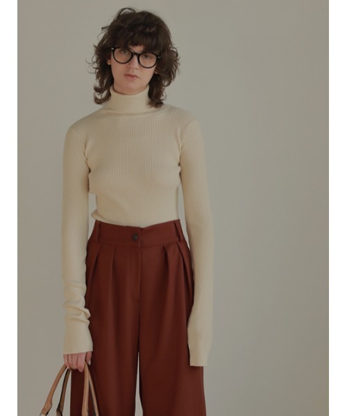 AMAIL(アマイル)の「Fashionable sunrise knit(ニット/セーター・レディース・イエロー/ピンク/アイボリー/ブルー・FREE)」の18枚目の写真