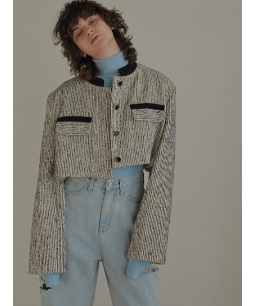 AMAIL(アマイル)の「Fashionable sunrise knit(ニット/セーター・レディース・イエロー/ピンク/アイボリー/ブルー・FREE)」の15枚目の写真