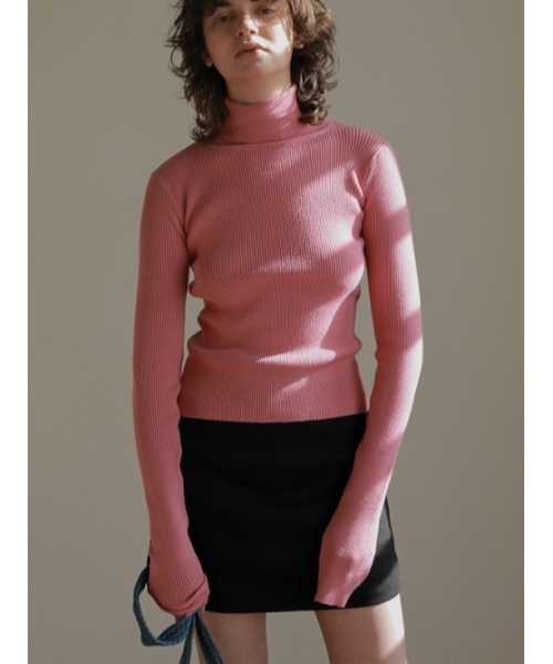 AMAIL(アマイル)の「Fashionable sunrise knit(ニット/セーター・レディース・イエロー/ピンク/アイボリー/ブルー・FREE)」の13枚目の写真