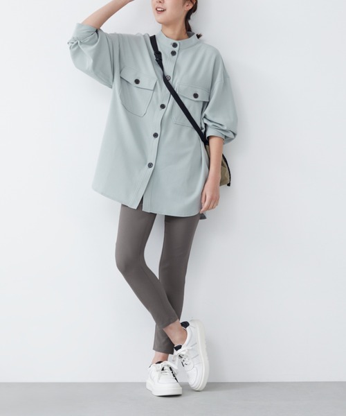 Tuche(トゥシェ)の「Tuche/トゥシェ ストレッチパンツ スキニースタイル レーヨン混 アンクル丈(その他パンツ・レディース・ブラック/グレー系その他/ネイビー/サンドベージュ/イエロー系その他・MEDIUM/X-LARGE/LARGE)」の3枚目の写真
