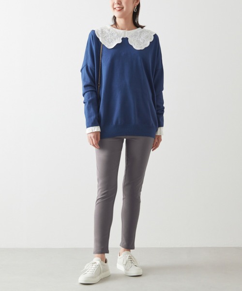 Tuche(トゥシェ)の「Tuche/トゥシェ ストレッチパンツ スキニースタイル レーヨン混 アンクル丈(その他パンツ・レディース・ブラック/グレー系その他/ネイビー/サンドベージュ/イエロー系その他・MEDIUM/X-LARGE/LARGE)」の20枚目の写真