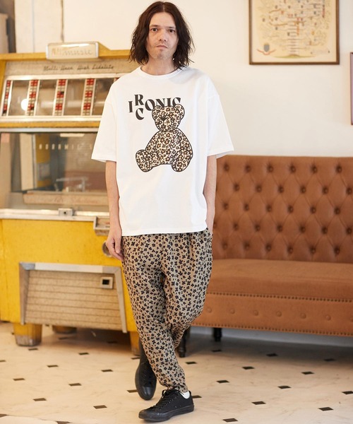 MANTERO 1902 レオパード花柄 シルク シャツ トゥモローランド