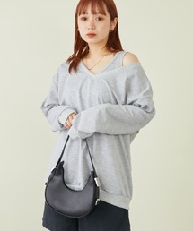 Vネックスウェット+タンクトップセット
