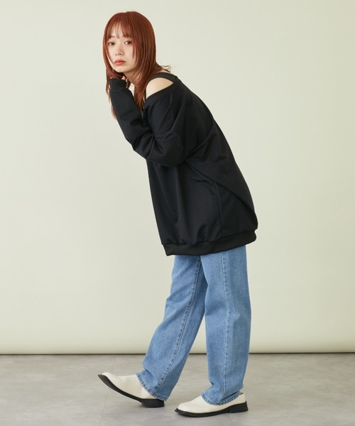 mebole(メボレ)の「Vネックスウェット+タンクトップセット(スウェット・レディース・ホワイト/グレー/ブラック・FREE)」の11枚目の写真