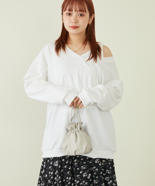 mebole(メボレ)の「Vネックスウェット+タンクトップセット(スウェット・レディース・ホワイト/グレー/ブラック・FREE)」の18枚目の写真