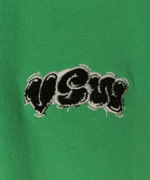 VISION STREET WEAR(ヴィジョンストリートウェア)の「【VISION STREET WEAR/ヴィジョンストリートウェア】VSWバルーンロゴ刺繍Tシャツ/バックプリント/ビッグシルエット(Tシャツ/カットソー・メンズ・ホワイト/ブラック/ライトグリーン・M/L/XL)」の7枚目の写真