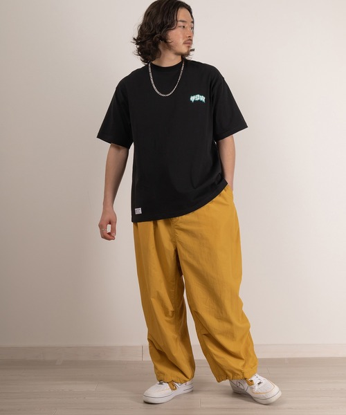 VISION STREET WEAR(ヴィジョンストリートウェア)の「【VISION STREET WEAR/ヴィジョンストリートウェア】VSWバルーンロゴ刺繍Tシャツ/バックプリント/ビッグシルエット(Tシャツ/カットソー・メンズ・ホワイト/ブラック/ライトグリーン・M/L/XL)」の13枚目の写真