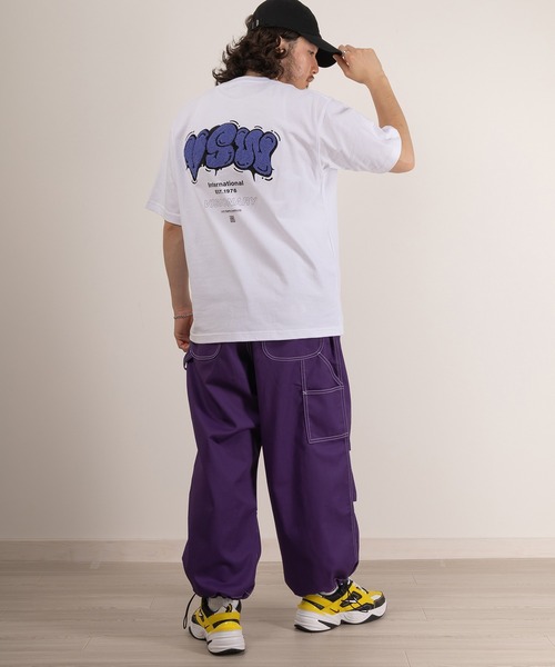 VISION STREET WEAR(ヴィジョンストリートウェア)の「【VISION STREET WEAR/ヴィジョンストリートウェア】VSWバルーンロゴ刺繍Tシャツ/バックプリント/ビッグシルエット(Tシャツ/カットソー・メンズ・ホワイト/ブラック/ライトグリーン・M/L/XL)」の19枚目の写真