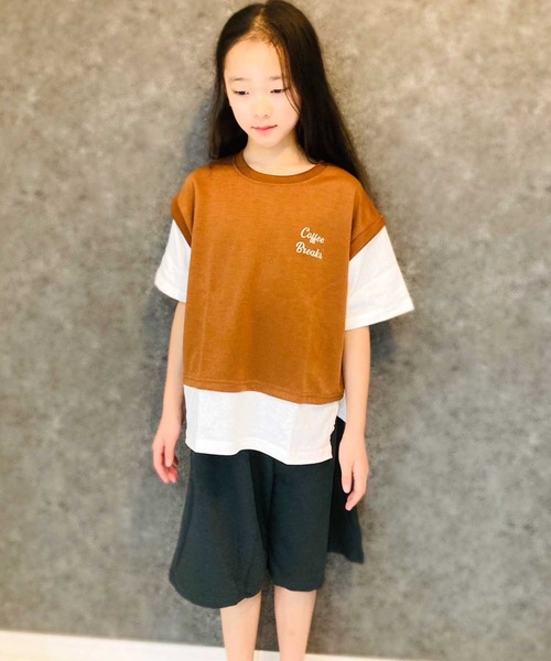 THE CASUAL(カジュアル)の「ワイドパンツ(その他パンツ・キッズ・ブラック/杢グレー/チャコール/ネイビー・110cm/120cm/130cm/140cm)」の7枚目の写真