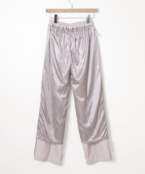 flower(フラワー)の「スプリングタックパンツ(その他パンツ・レディース・アイボリー/パープル・FREE)」の8枚目の写真
