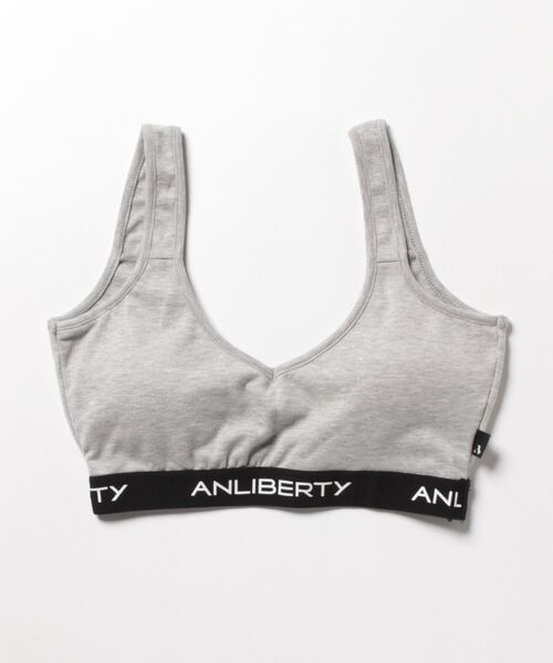 ANLIBERTY ANAP（アンリバティアナップ）の「tapelogo-bratop-B（チューブトップ・レディース・グレー/ブラック・M/S）」の14枚目の写真