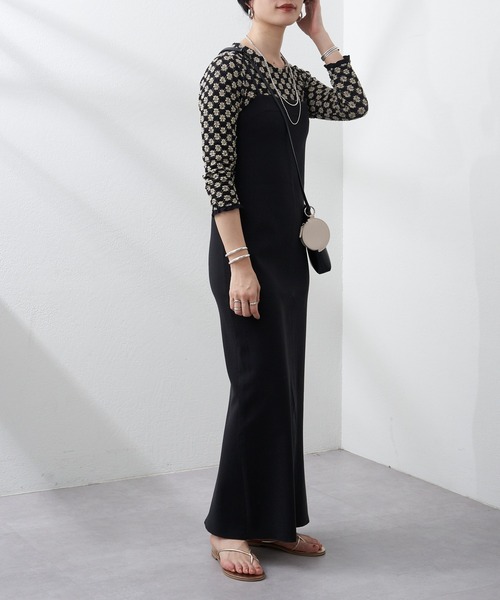 SHENERY(シーナリー)の「総針ニットタイトキャミワンピース(ワンピース・レディース・ブラック/キャメル・38/36)」の14枚目の写真