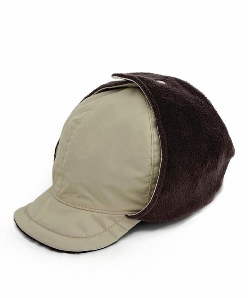 KIIT(キート)の「KIIT キート / WILD THINGS×KIIT EAR PAD REVERSIBLE CAP ワイルドシングス×キート 2WAYイヤーパッドリバーシブルキャップ / KIP-A57-601(キャップ・メンズ・ブルー系その他/ブラック×ブラック/ベージュ系その他・FREE)」の2枚目の写真