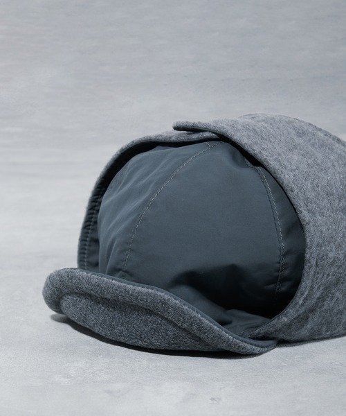KIIT(キート)の「KIIT キート / WILD THINGS×KIIT EAR PAD REVERSIBLE CAP ワイルドシングス×キート 2WAYイヤーパッドリバーシブルキャップ / KIP-A57-601(キャップ・メンズ・ブルー系その他/ブラック×ブラック/ベージュ系その他・FREE)」の3枚目の写真