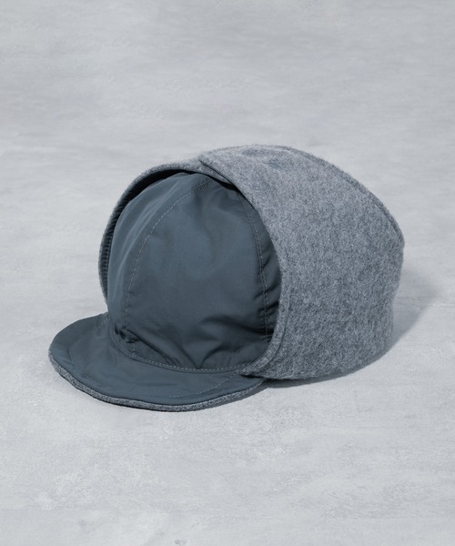 KIIT(キート)の「KIIT キート / WILD THINGS×KIIT EAR PAD REVERSIBLE CAP ワイルドシングス×キート 2WAYイヤーパッドリバーシブルキャップ / KIP-A57-601(キャップ・メンズ・ブルー系その他/ブラック×ブラック/ベージュ系その他・FREE)」の6枚目の写真