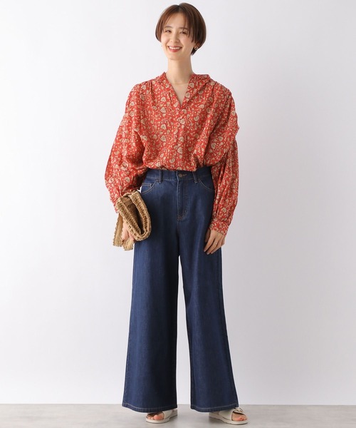 LEPSIM（レプシィム）の「軽やかコットンアソートブラウス　163558（シャツ/ブラウス・レディース・ブラック/ブラウン/オフホワイト/ピンク/レッド系その他/ブラック系その他・FREE）」の16枚目の写真