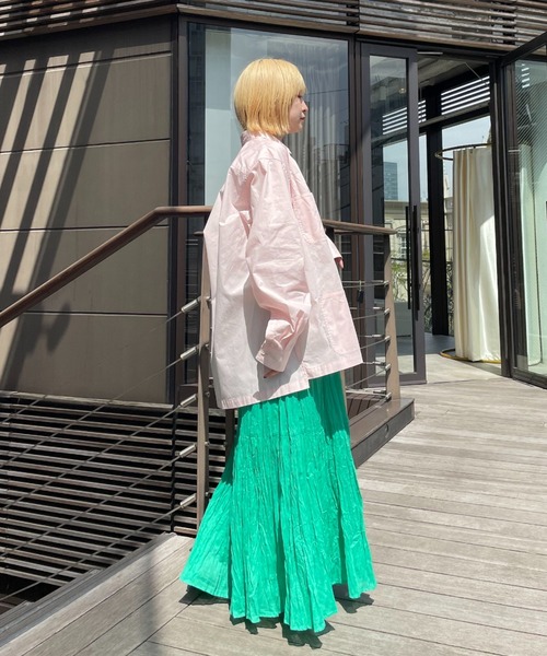 CIAOPANIC（チャオパニック）の「ボイルボリュームロングティアードスカート（スカート・レディース・ブラック/レッド/オフホワイト/グリーン・FREE）」の19枚目の写真