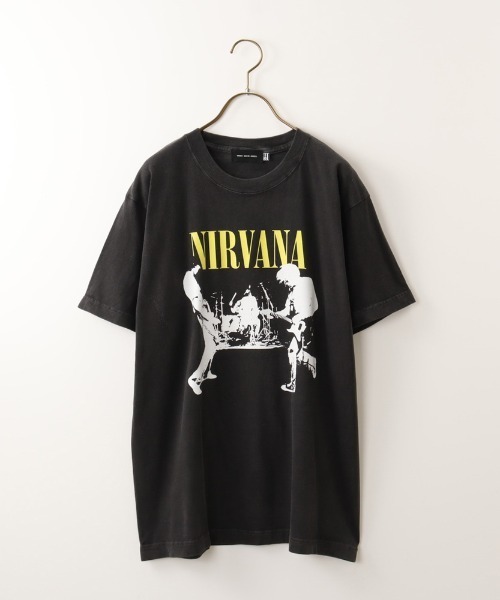 NIRVANA グラフィックプリント Tシャツ XL NIRVANA グラフィックTシャツ ブラック