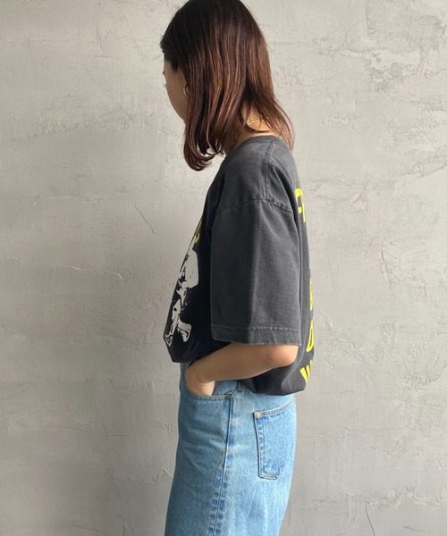 GOOD ROCK SPEED（グッドロックスピード）の「[GOOD ROCK SPEED/グッドロックスピード] NIRVANA プリントTシャツ（Tシャツ/カットソー・レディース・ブラック・F）」の3枚目の写真