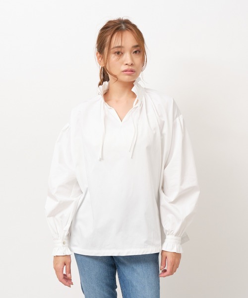 【SHIPS any別注】The Duchess Designs: フリルブラウス main image 0