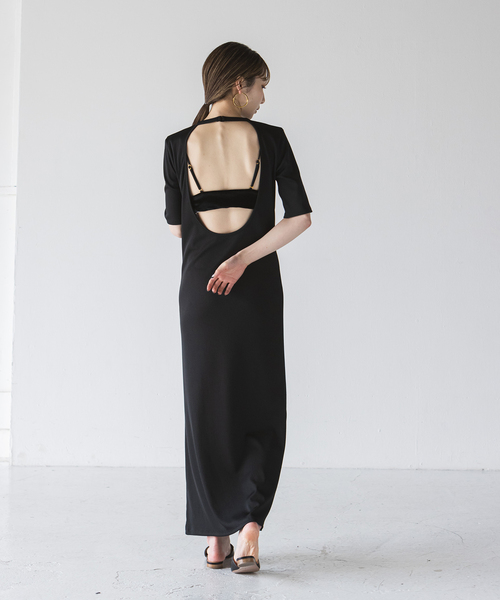 セール】【N.Jam】バックオープンワンピース（ワンピース）｜NOBLE