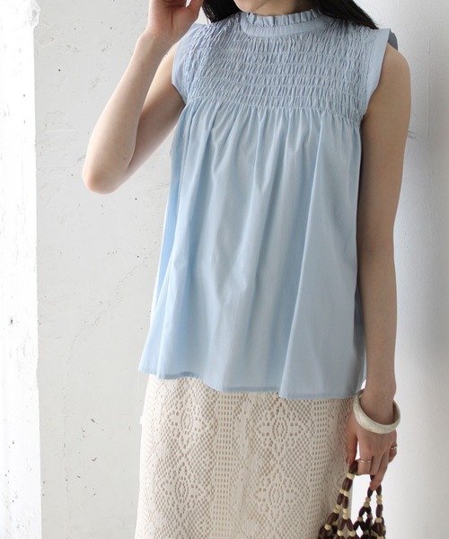 LE CIEL BLEU - 【最終価格】 ミックスストライプシャーリングブラウス セール】ストライプシャーリングブラウス（シャツ/ブラウス