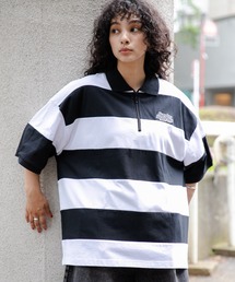 WEGO | WEGO/ヘビーウエイトハーフジップワンポイントT(Tシャツ/カットソー)