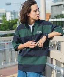 WEGO | WEGO/ヘビーウエイトハーフジップワンポイントT(Tシャツ/カットソー)