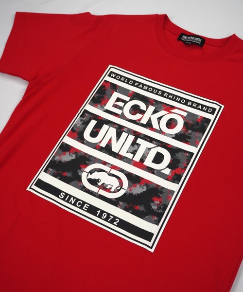 ecko unltd.(エコーアンリミテッド)の「【ecko unltd.】エコーアンリミテッド ブランドロゴ プリント Tシャツ ストリートウェア サイ ECM32251(Tシャツ/カットソー・メンズ・ブルー/ホワイト/ブラック/レッド・M/L/LL)」の4枚目の写真