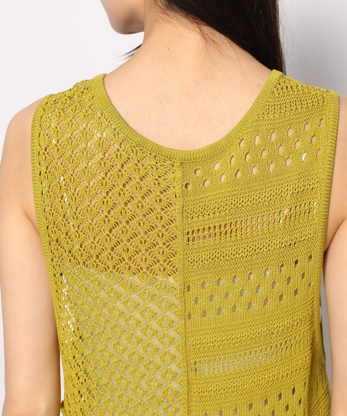 FOREVER 21（フォーエバー トゥエンティーワン）の「切り替えニットロングワンピース（ワンピース・レディース・ブラウン/オフホワイト/グリーン・FREE）」の21枚目の写真