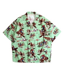 【TOWNCRAFT/タウンクラフト】PAJAMA PRINTED SS SHIRTSパジャマシャツ/柄シャツ