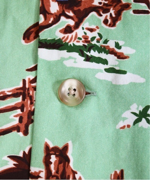 セール】【TOWNCRAFT/タウンクラフト】PAJAMA PRINTED SS SHIRTS