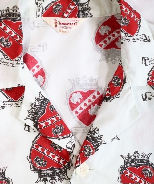 TOWNCRAFT(タウンクラフト)の「【TOWNCRAFT/タウンクラフト】PAJAMA PRINTED SS SHIRTSパジャマシャツ/柄シャツ(シャツ/ブラウス・メンズ・ホワイト/グリーン・MEDIUM/LARGE)」の11枚目の写真