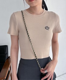 EPIMI E'PIMMY | オリジナルロゴコンパクトリブニット(ニット/セーター)