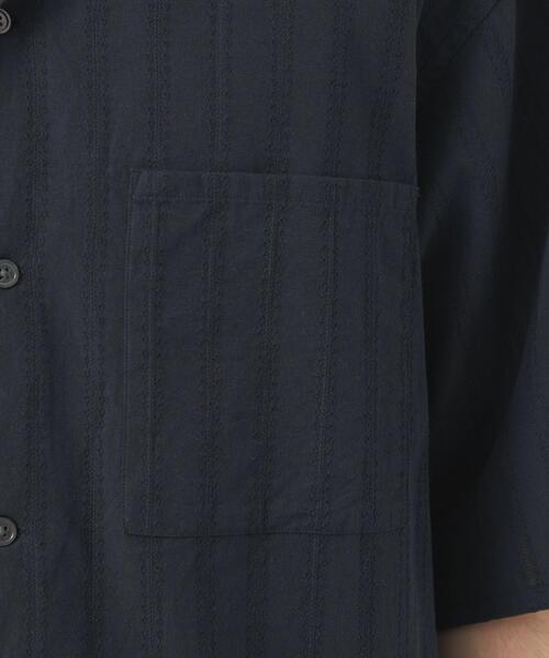 green label relaxing（グリーンレーベルリラクシング）の「ドビー オープンカラー シャツ（シャツ/ブラウス・メンズ・ネイビー/ワインレッド・S/M/L/XL）」の13枚目の写真