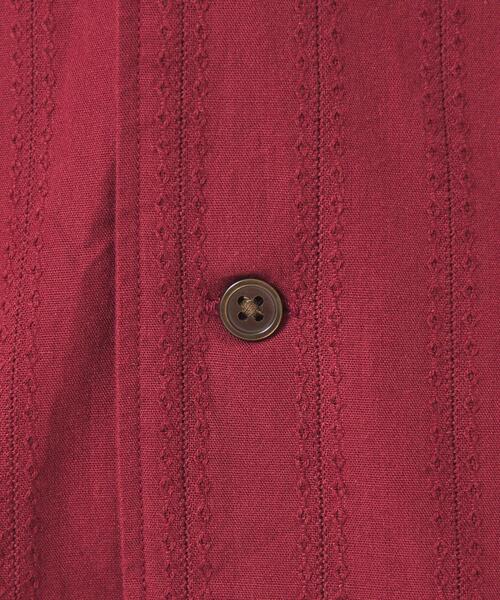 green label relaxing（グリーンレーベルリラクシング）の「ドビー オープンカラー シャツ（シャツ/ブラウス・メンズ・ネイビー/ワインレッド・S/M/L/XL）」の16枚目の写真