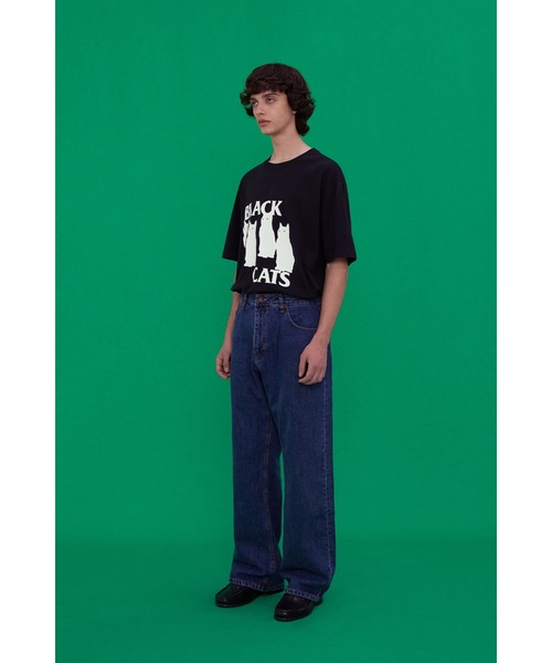 VIVASTUDIO(ビバスタジオ)の「ベーシックキャットTシャツ / BLACK CAT TEE(Tシャツ/カットソー・メンズ・ブラック/ホワイト・SMALL/MEDIUM/LARGE/X-LARGE)」の10枚目の写真