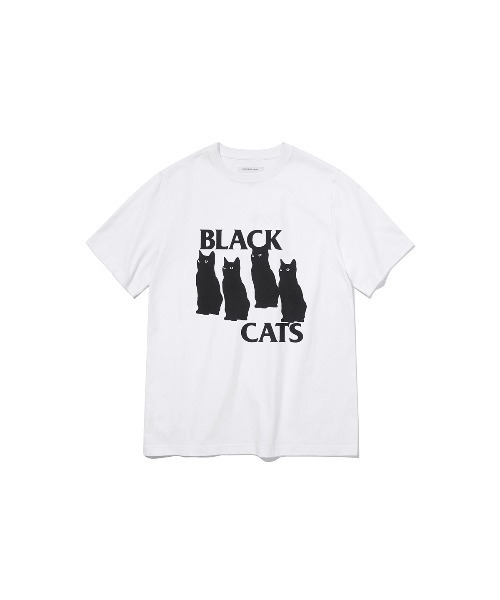 VIVASTUDIO(ビバスタジオ)の「ベーシックキャットTシャツ / BLACK CAT TEE(Tシャツ/カットソー・メンズ・ブラック/ホワイト・SMALL/MEDIUM/LARGE/X-LARGE)」の15枚目の写真