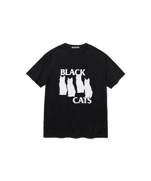 VIVASTUDIO(ビバスタジオ)の「ベーシックキャットTシャツ / BLACK CAT TEE(Tシャツ/カットソー・メンズ・ブラック/ホワイト・SMALL/MEDIUM/LARGE/X-LARGE)」の16枚目の写真