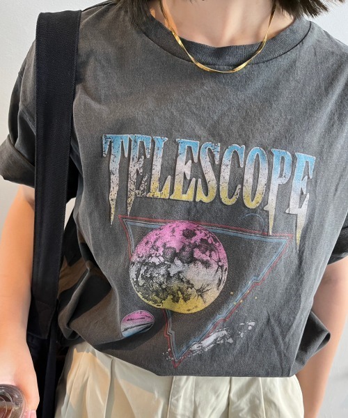 nemne store（ネンネストア）の「【低身長用サイズあり】ヴィンテージ加工ピグメントアソートTシャツ（Tシャツ/カットソー・レディース・アイボリー/チャコール/オートミール/グレー系その他・SMALL/MEDIUM）」の5枚目の写真