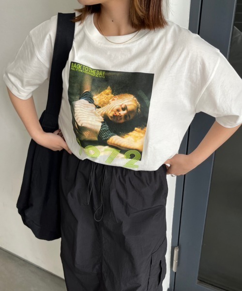 nemne store（ネンネストア）の「【低身長用サイズあり】ヴィンテージ加工ピグメントアソートTシャツ（Tシャツ/カットソー・レディース・アイボリー/チャコール/オートミール/グレー系その他・SMALL/MEDIUM）」の13枚目の写真