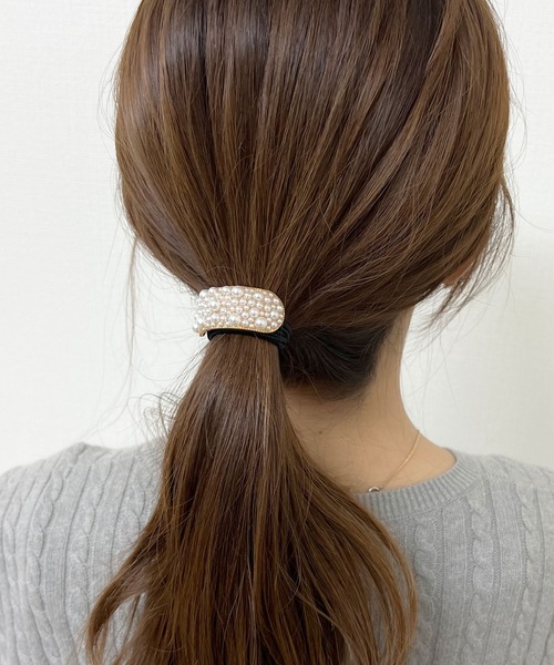 LINFA (リンファ)の「【Peony/ピオニー】/ワイドカーブヘアゴム(ヘアゴム・レディース・ブラック/ゴールド/シルバー/その他・FREE)」の13枚目の写真