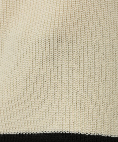 Chaos(カオス)の「Chaos(カオス)/コココットンノースリーブニット(ニット/セーター・レディース・ブラック/オフホワイト・FREE)」の21枚目の写真