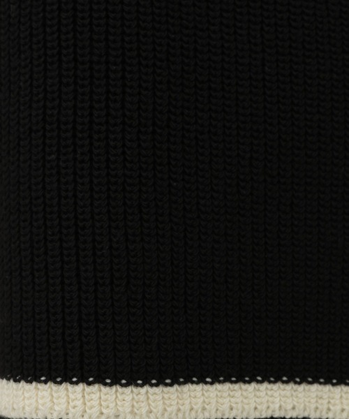 Chaos(カオス)の「Chaos(カオス)/コココットンノースリーブニット(ニット/セーター・レディース・ブラック/オフホワイト・FREE)」の22枚目の写真