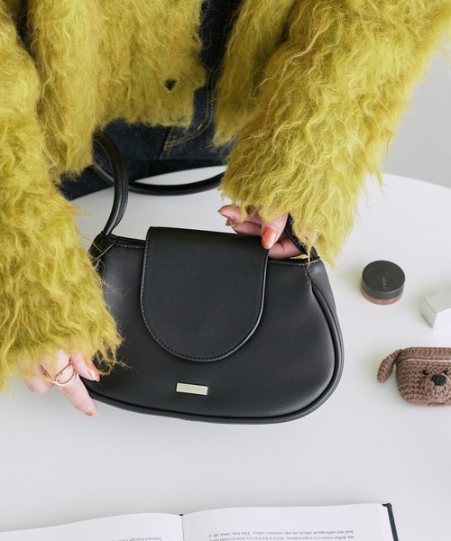 DISCOAT(ディスコート)の「ロングワンハンドルハンドバッグ(ハンドバッグ・レディース・アイボリー/ブラック/グレー系その他/マスタード・FREE)」の18枚目の写真